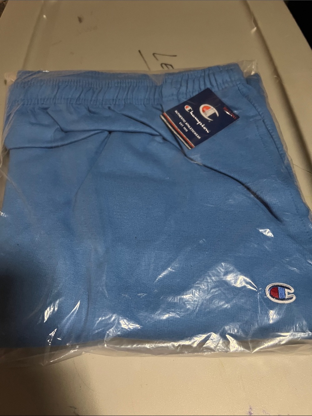 Champion sz 4X Light Blue Jogger Sweatpants with Logo buy one get one 1/2 off
